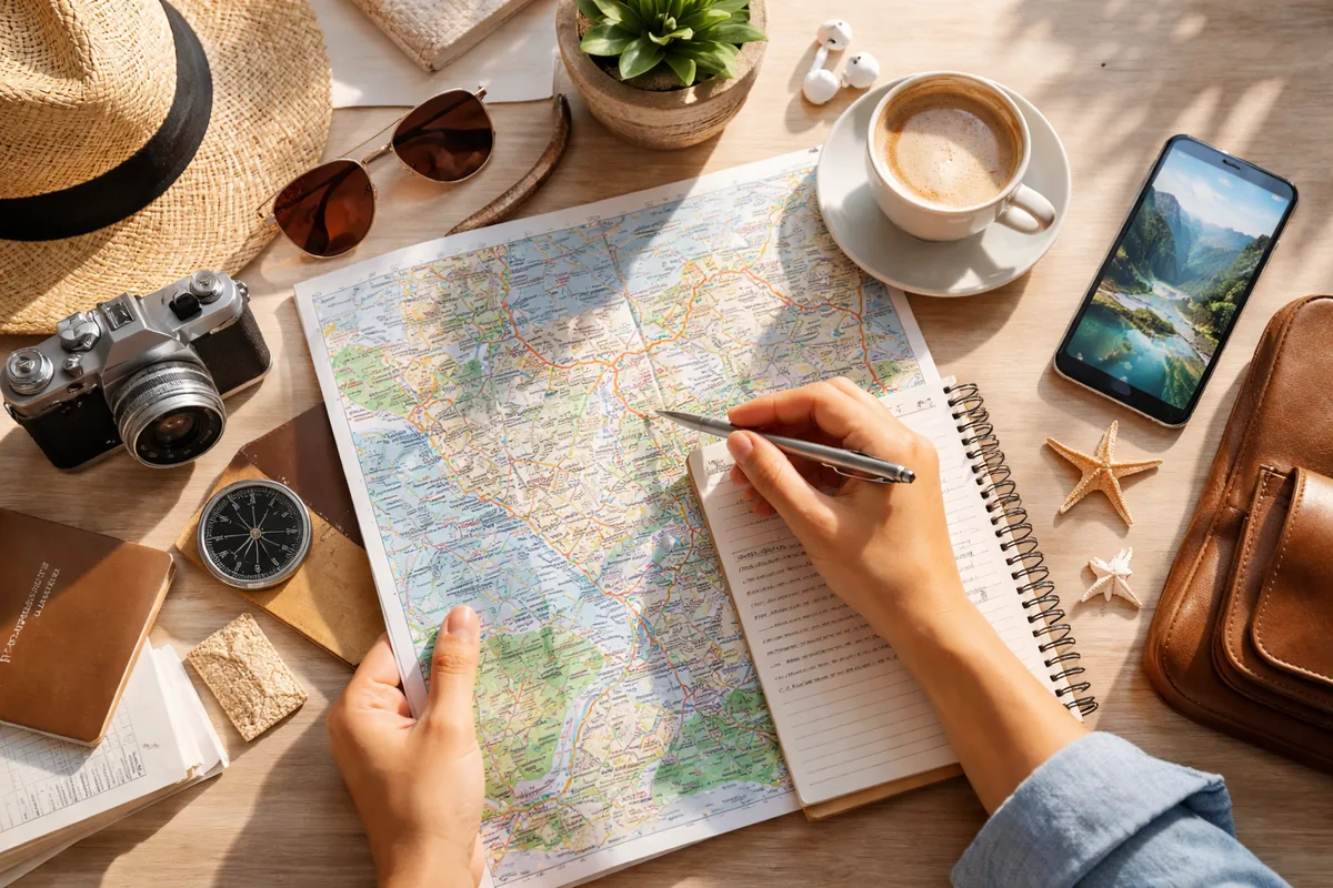 Comment créer un itinéraire de voyage parfait sans se stresser
